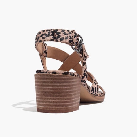 Madewell Alyssa Sandal in Spotted Calf Hair - Picture 3 of 11